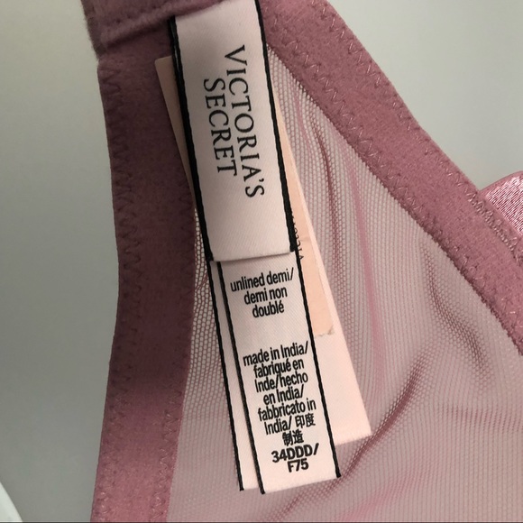 Victoria’s Secret 34F & Medium High Waist Thong Sexy Tee Unlined Demi Bra 34(3D) - Picture 7 of 8
